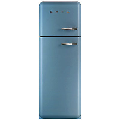 Smeg FAB30LF Fridge Freezer, A++ Energy Rating, Left-Hand Hinge, 60cm Wide Pastel Blue Smeg FAB30LF Fridge Freezer, A++ Energy Rating, Left-Hand Hinge, 60cm Wide Pastel Blue